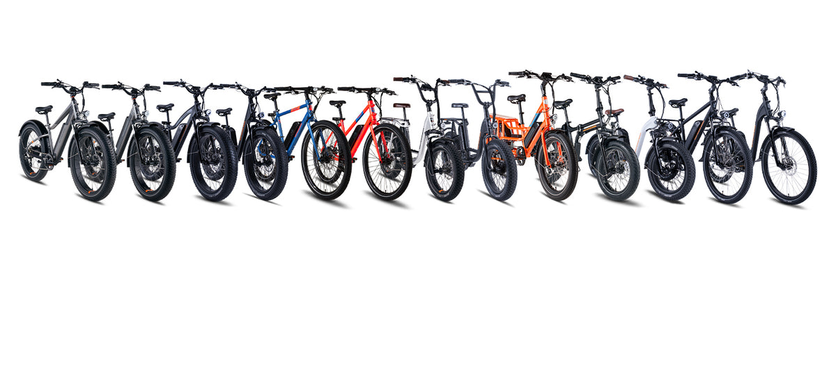 Photo of Rad Power Bikes electric bike fleet.