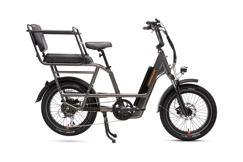 RadRunner Caboose and Passenger Package installed on a RadRunner 3 Plus electric utility bike