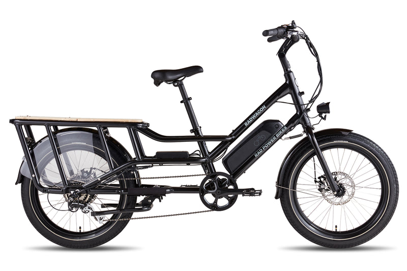 RadWagon Electric Cargo Bike Version 4 - Black