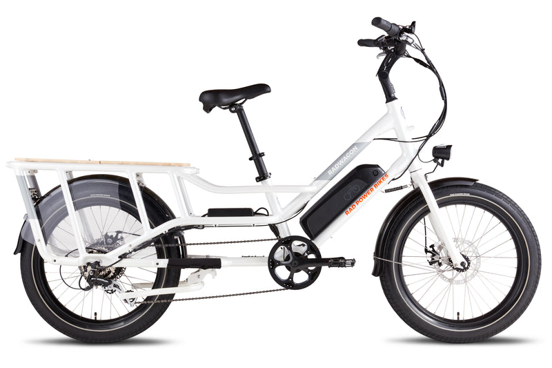 RadWagon Electric Cargo Bike Version 4 - White